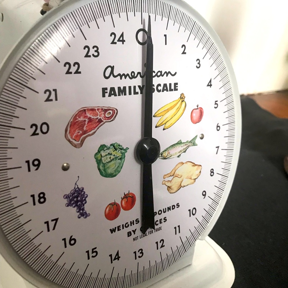 American Family Sale Vintage Farmhouse Kitchen Scale